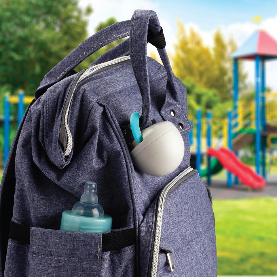 Melli Pacifier Pod Blue & Grey