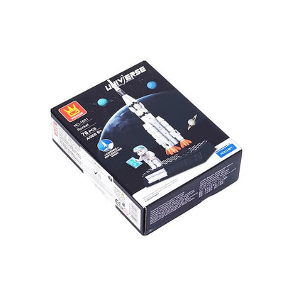 Wange Aerospace Rocket 76 Piece Building Block Set