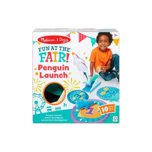 Melissa & Doug Fun at the Fair! Penguin Launch & Land Game Multicoloured