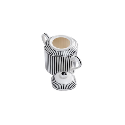 Jenna Clifford Ivory Noir Sugar Pot Black & White