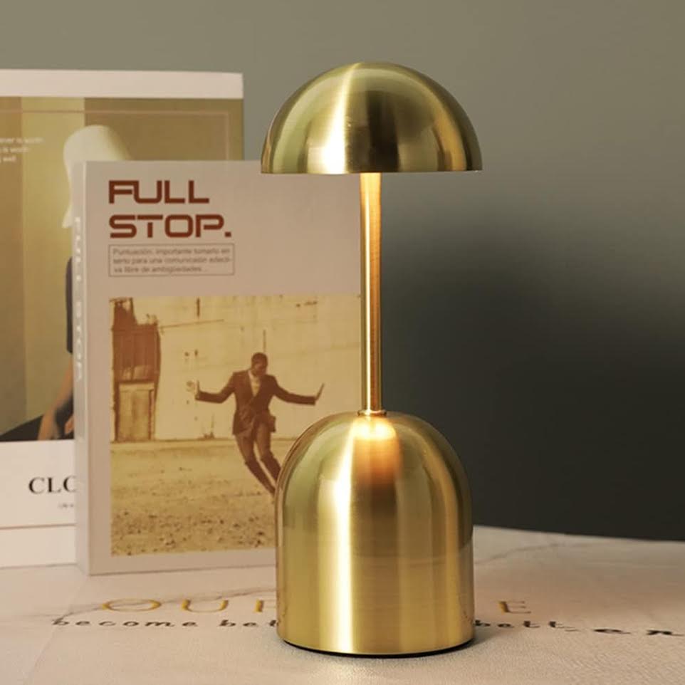Urban Decor 28.5cm LED Mini Lamp Gold