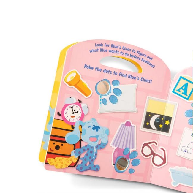 Melissa & Doug Blues Clues Poke-A-Dot – Shapes with Blue Multicoloured
