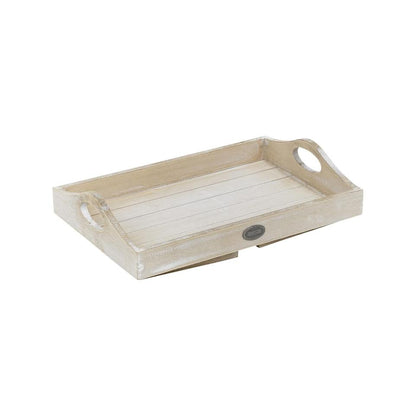 Kitchen Life Wooden Serving Tray Brown For Sofa Arm