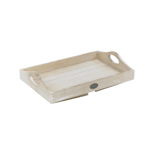 Kitchen Life Wooden Serving Tray Brown For Sofa Arm