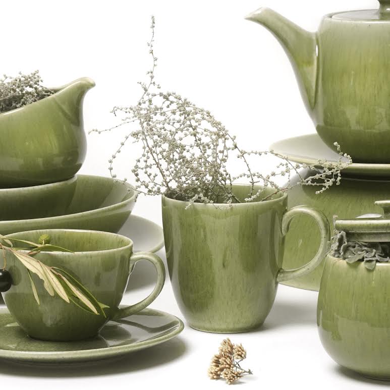 JAN Ashes & Olive 350ml Mug Green