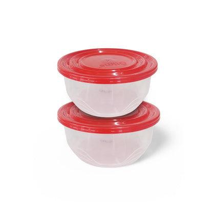 Otima 2 Piece 1Lt Micro Fresh Lunch Box Red