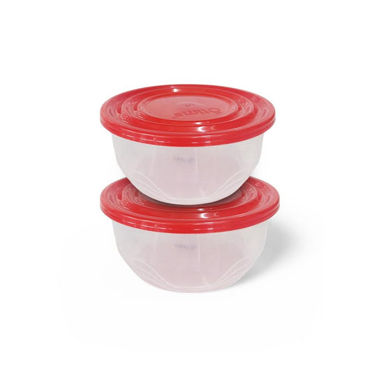 Otima 2 Piece 1Lt Micro Fresh Lunch Box Red