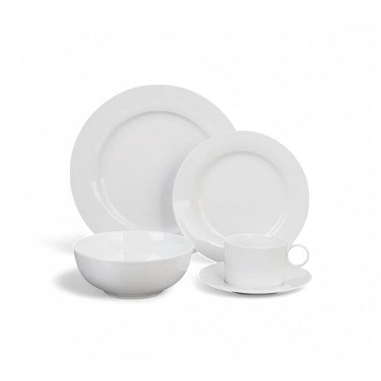 Smeg 20 Piece Porcelain Dinner Set White