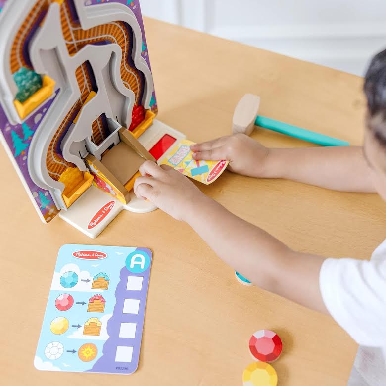 Melissa & Doug Fun at The Fair! Wooden Ring The Bell Game Multicoloured