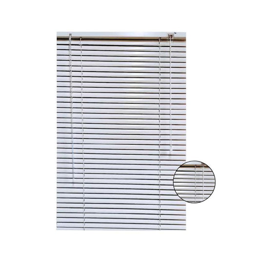 Xclusive Blinds 25mm 210 x 220cm Aluminium Blinds Ivory
