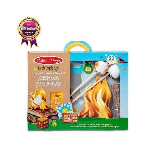 Melissa & Doug Let's Explore Campfire S'mores Play Set Multicoloured