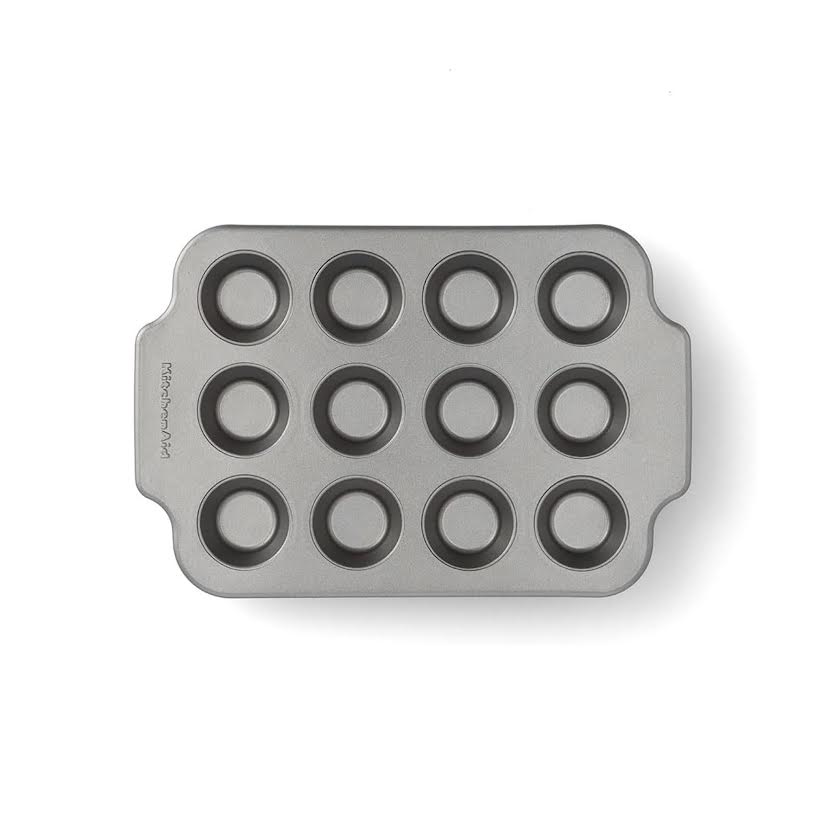 KitchenAid 12 Cup Non-Stick Muffin Pan Grey
