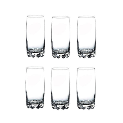 Pasabahce Sylvana 6 Piece 385ml Hiball Tumbler Set Clear