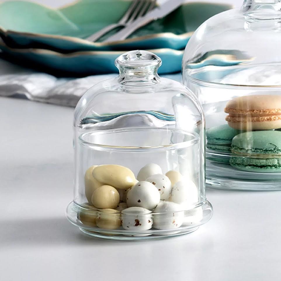 Kitchen Life Basic Jam Jar Base with Dome Clear