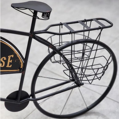 Bicycle Design Planter Black