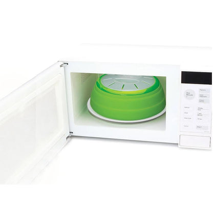 Joie Foldable Plastic Microwave Dish Cover Green
