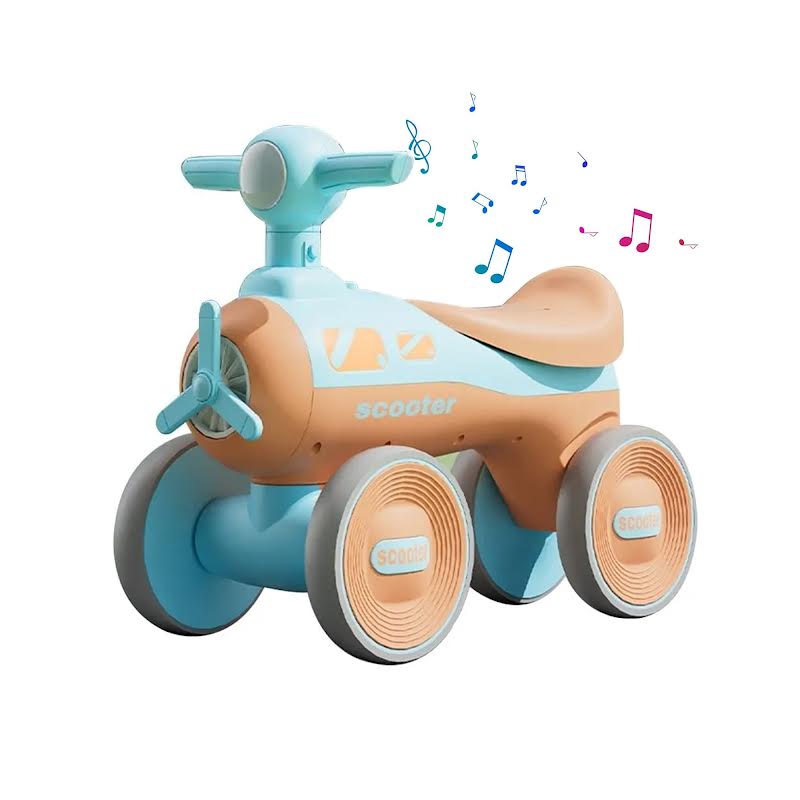 Kids Balance Scooter Blue & Orange