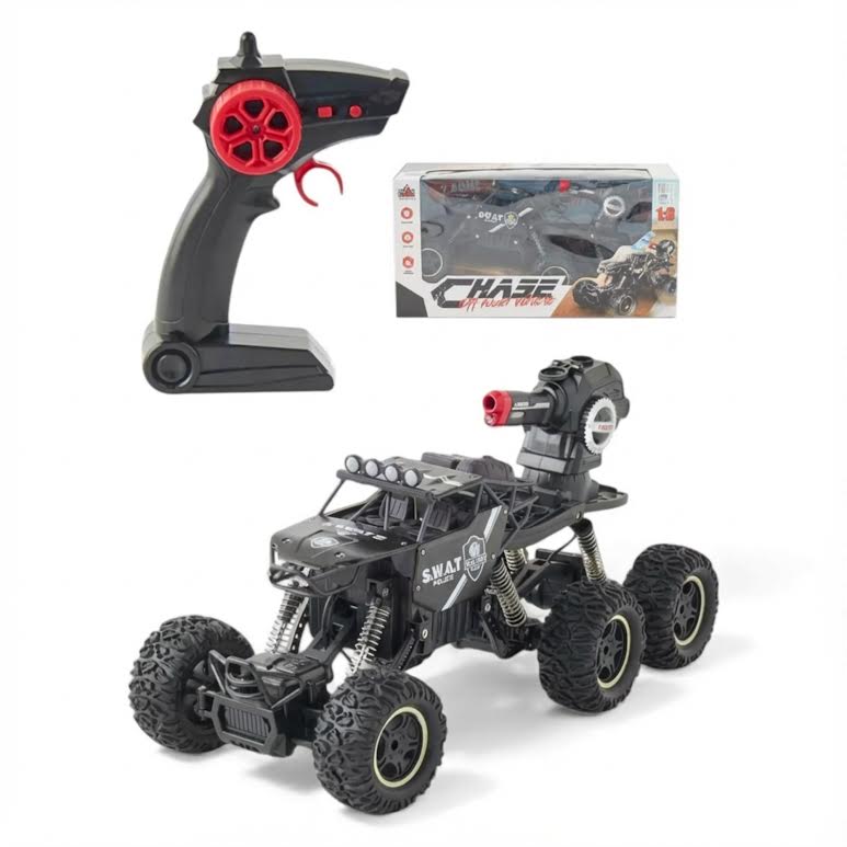 Chase Off-Road Remote Control Car Black