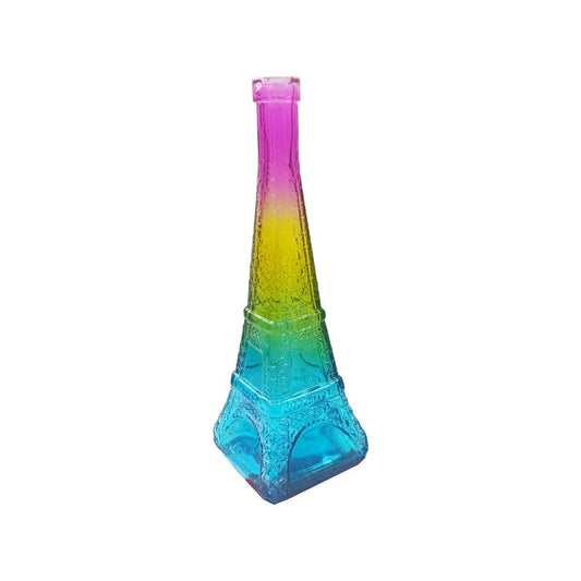 Kitchen Life Eiffel Tower Design 100ml Glass Wish Bottle Multicoloured