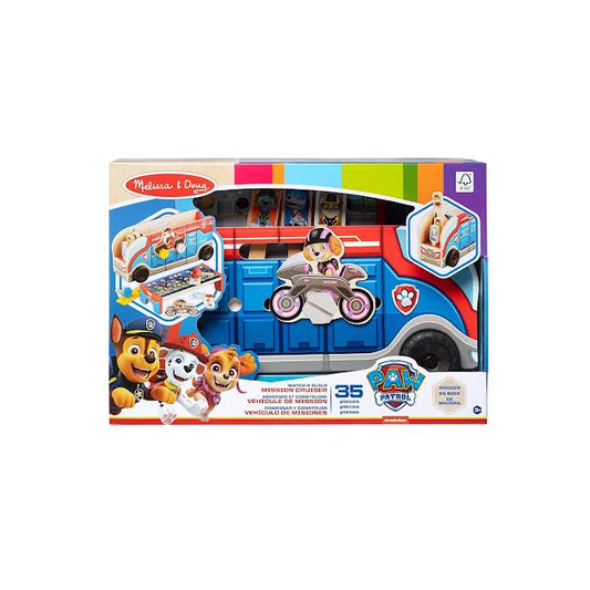 Melissa & Doug Paw Patrol Match & Build Mission Cruiser Multicoloured