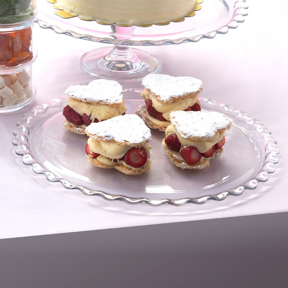 Pasabahce 37cm Patisserie Plate Clear