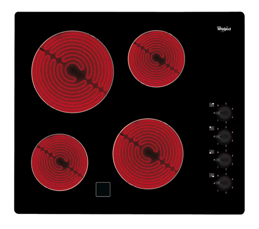 Whirlpool 60cm Built-in Hob Black