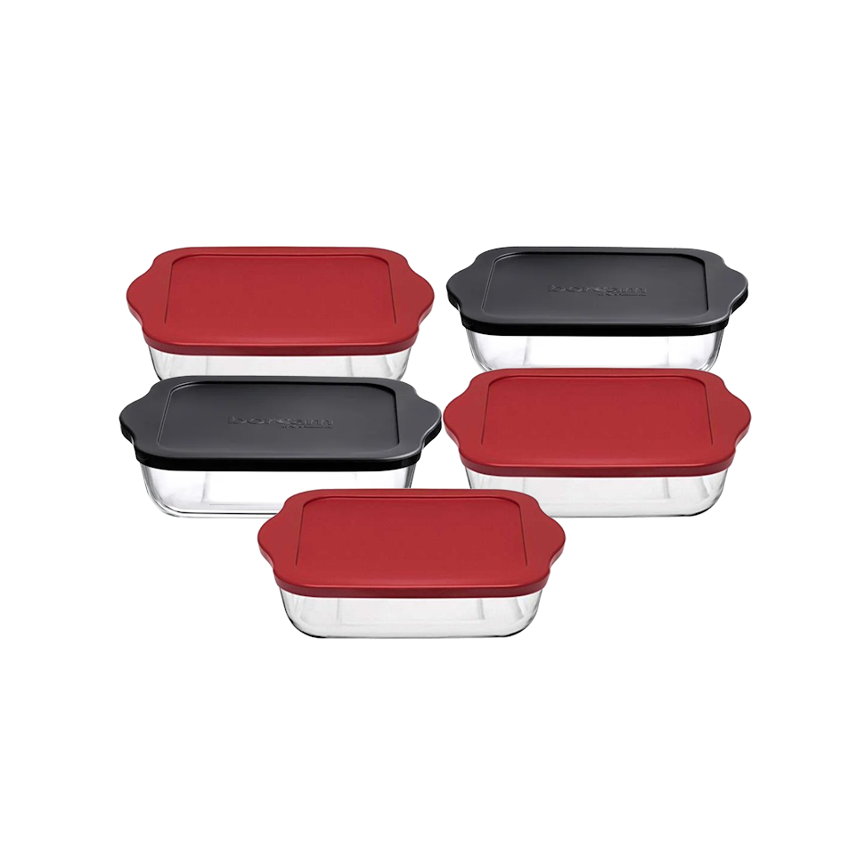 Borcam 10 Piece Combo Black & Red