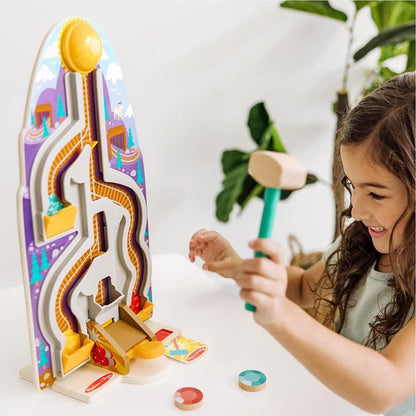 Melissa & Doug Fun at The Fair! Wooden Ring The Bell Game Multicoloured