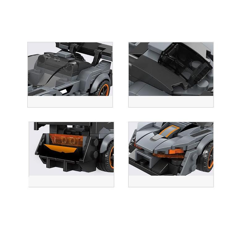 Wange Supercar 172 Piece Building Block Set