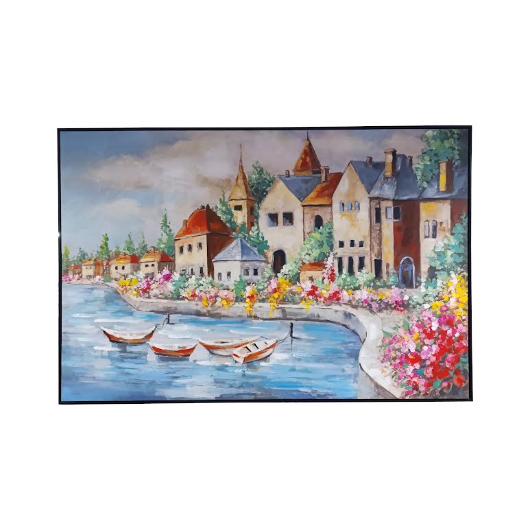 80 x 120cm Canal City Frame Multicoloured