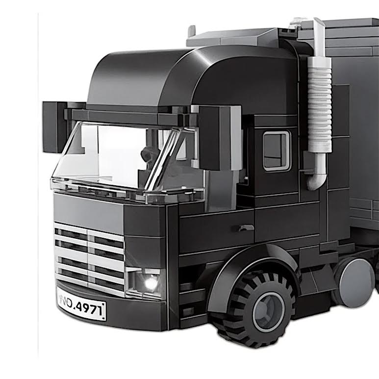 Wange Container Truck 352 Piece Building Block Set