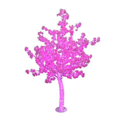 Large 1.8m LED Tree with Petals Pink