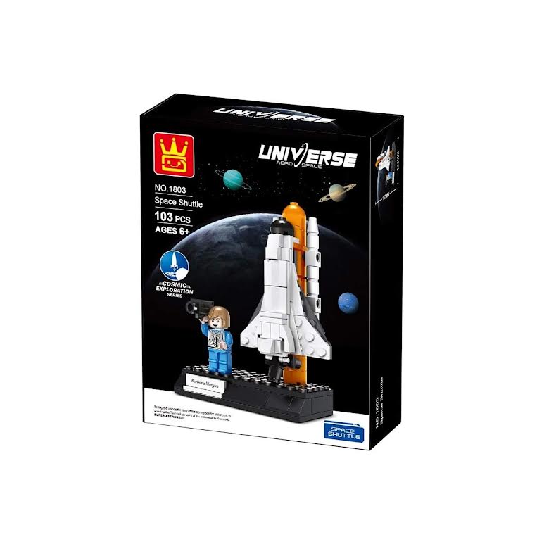 Wange Space Shuttle & Barbara Morgan 103 Piece Building Blocks Set
