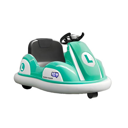 Mario Kart 12v Electric Ride-On Car with Drift Sounds Green
