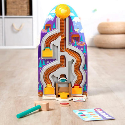 Melissa & Doug Fun at The Fair! Wooden Ring The Bell Game Multicoloured