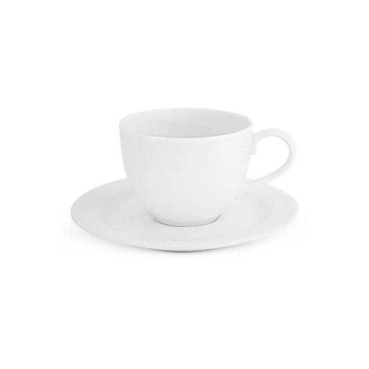 Maxwell & Williams Noritake Arctic White Tea Cup & Saucer Set White