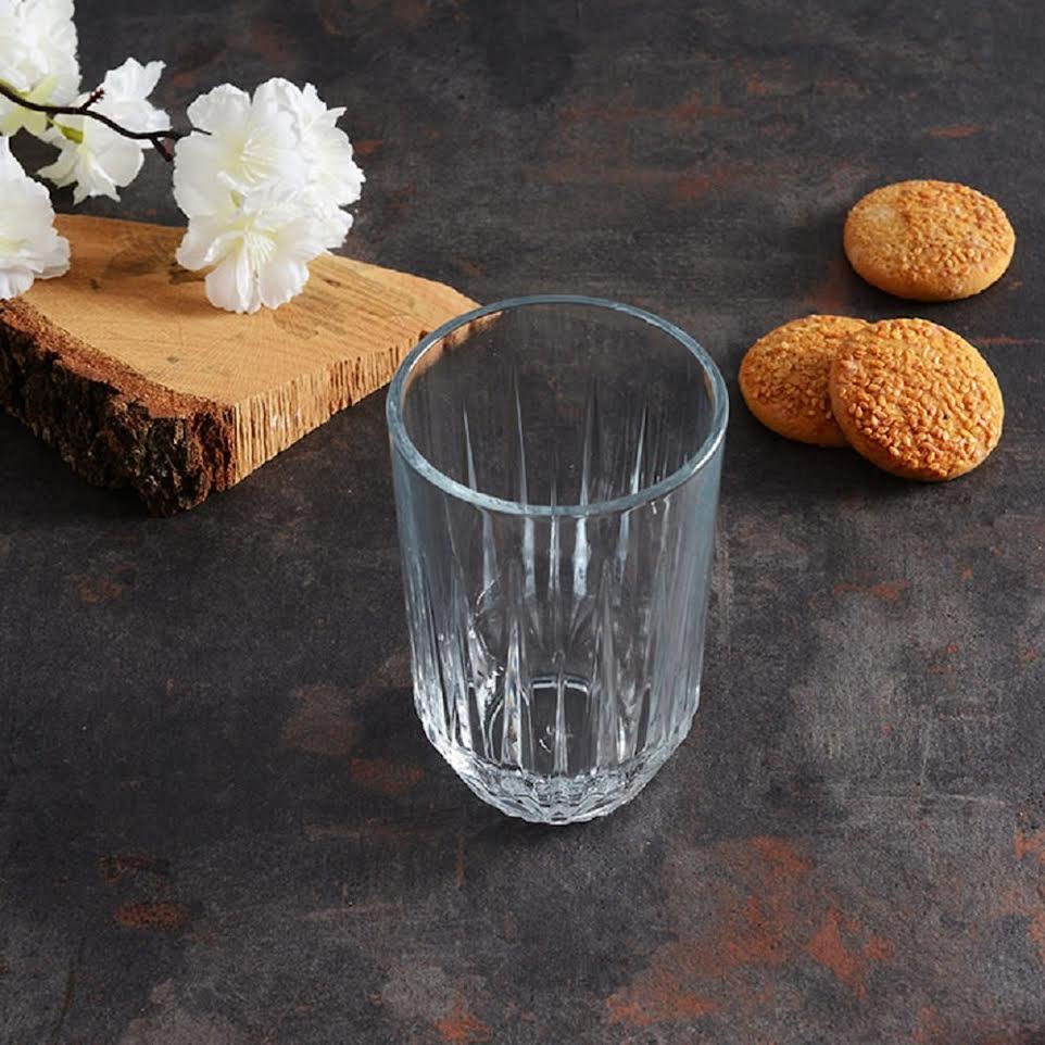 Pasabahce Echo 6 Piece 250ml Water Glass Set Clear