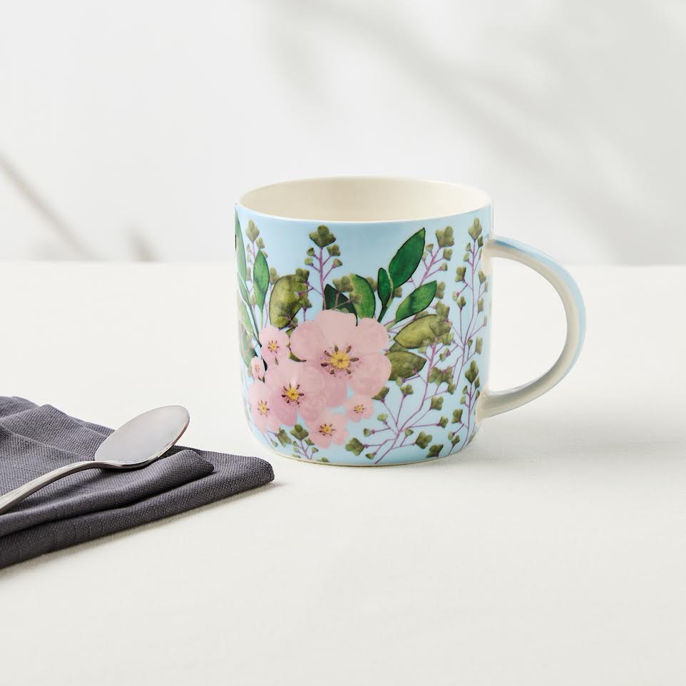 Maxwell & Williams 480ml Bouquet Mug Blue