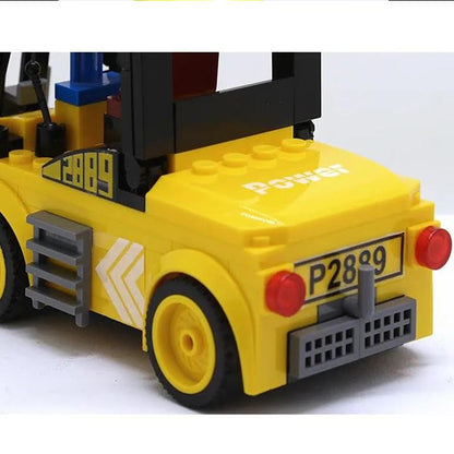 Wange Forklift 94 Piece Building Block Set