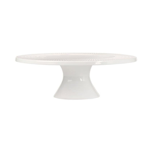Maxwell & Williams 30cm White Basics Footed Cake Stand White