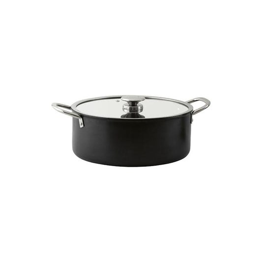 Leydi Mia Derin 22cm Deep Casserole Black