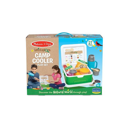 Melissa & Doug Let’s Explore Camp Cooler Play Set Multicoloured