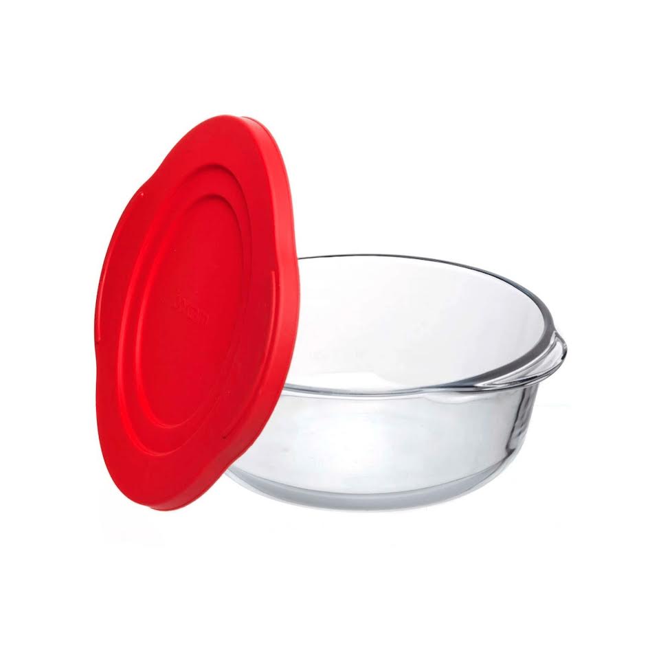 Borcam 1.45Lt Casserole with Lid Red