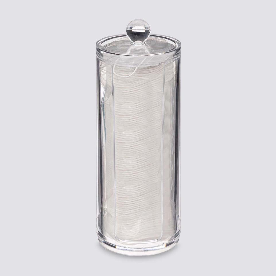 Five Selena 7.5cm Cotton Dispenser Clear