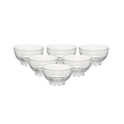 Pasabahce 6 Piece 270ml Mousse Bowl Set Clear