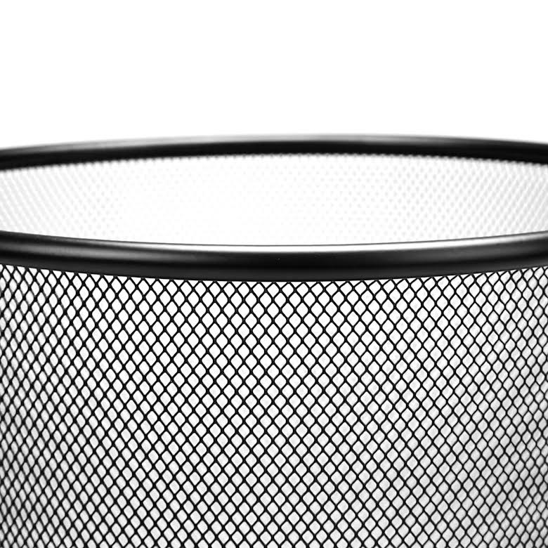 Hillhouse 26cm Wire Wastepaper Basket Black