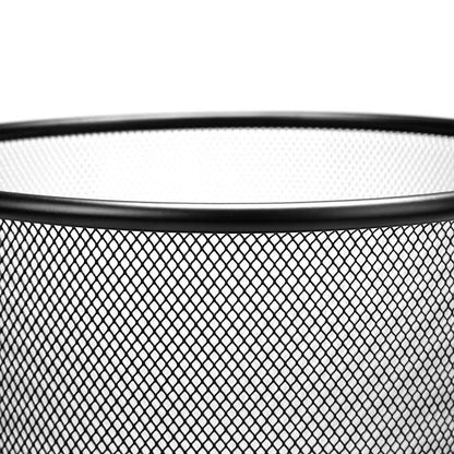 Hillhouse 26cm Wire Wastepaper Basket Black
