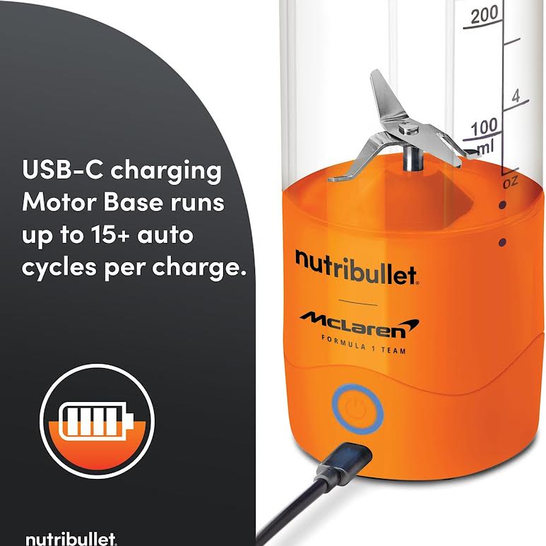 Nutribullet x McLaren Portable Blender Papaya