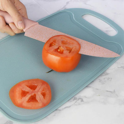 6 Piece Knife Set Multicoloured