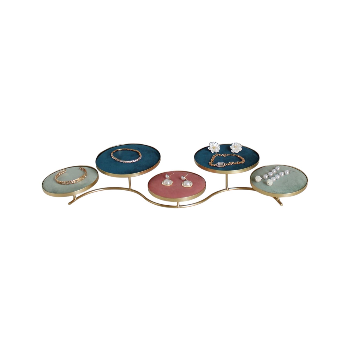 Antalya Platform Jewellery Organiser Gold